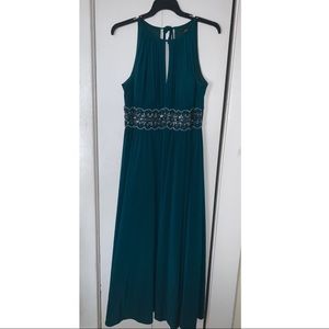 Formal Full-Length Teal Gown